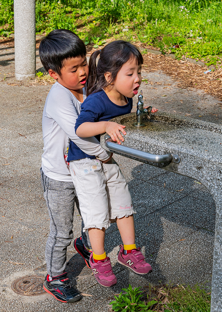 あと少し水の高さと俺の足